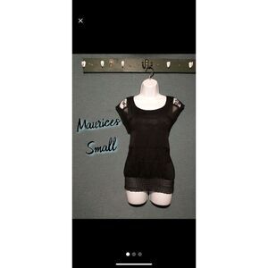 Maurices chiffon loose sheer over tank top small